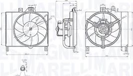 Magneti Marelli 069422873010 - Ventola, Raffreddamento motore www.autoricambi360.it