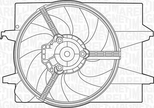 Magneti Marelli 069422395010 - Ventola, Raffreddamento motore www.autoricambi360.it