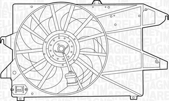 Magneti Marelli 069422396010 - Ventola, Raffreddamento motore www.autoricambi360.it