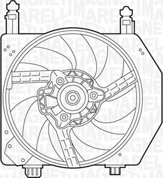 Magneti Marelli 069422305010 - Ventola, Raffreddamento motore www.autoricambi360.it