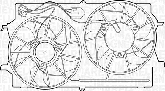 Magneti Marelli 069422317010 - Ventola, Raffreddamento motore www.autoricambi360.it