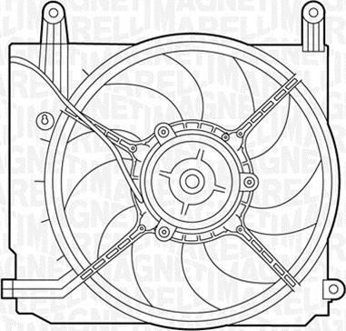 Magneti Marelli 069422388010 - Ventola, Raffreddamento motore www.autoricambi360.it