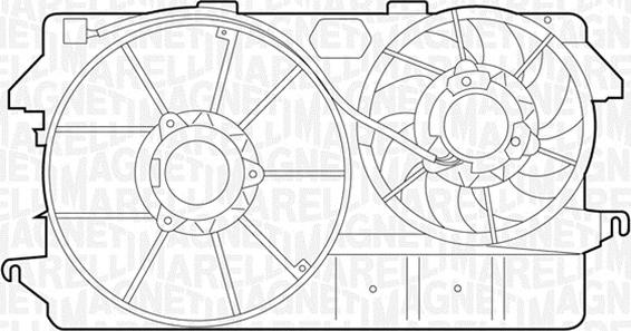 Magneti Marelli 069422321010 - Ventola, Raffreddamento motore www.autoricambi360.it