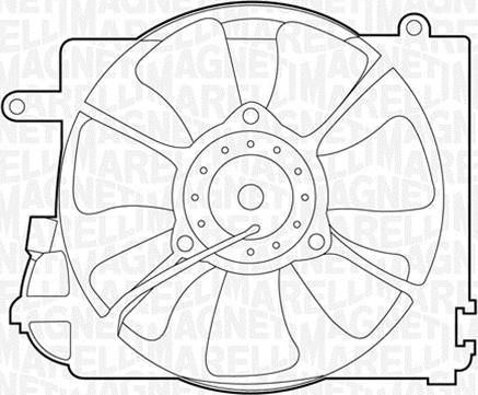 Magneti Marelli 069422293010 - Ventola, Raffreddamento motore www.autoricambi360.it