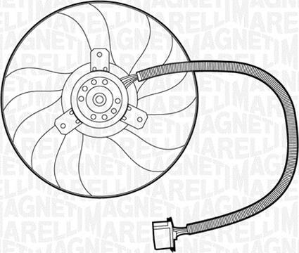 Magneti Marelli 069422266010 - Ventola, Raffreddamento motore www.autoricambi360.it
