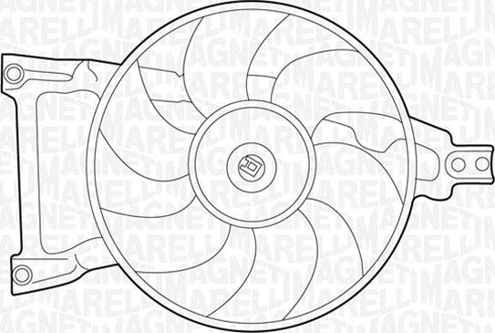 Magneti Marelli 069422200010 - Ventola, Raffreddamento motore www.autoricambi360.it