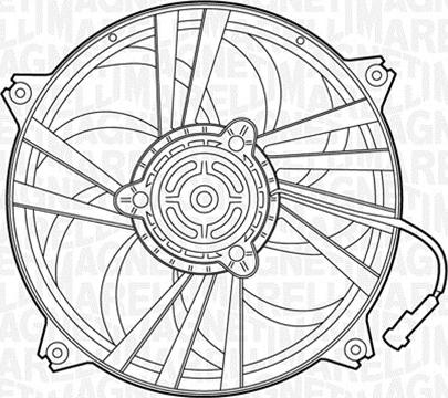 Magneti Marelli 069422288010 - Ventola, Raffreddamento motore www.autoricambi360.it