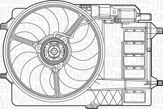 Magneti Marelli 069422279010 - Ventola, Raffreddamento motore www.autoricambi360.it