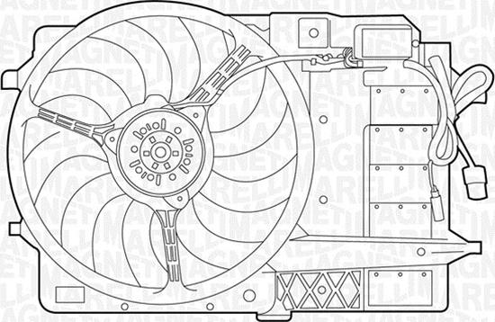 Magneti Marelli 069422277010 - Ventola, Raffreddamento motore www.autoricambi360.it