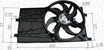Magneti Marelli 069422759010 - Ventola, Raffreddamento motore www.autoricambi360.it