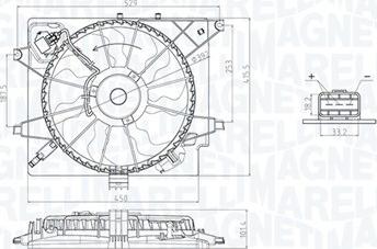 Magneti Marelli 069422789010 - Ventola, Raffreddamento motore www.autoricambi360.it