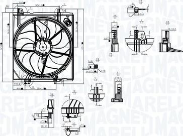 Magneti Marelli 069422787010 - Ventola, Raffreddamento motore www.autoricambi360.it