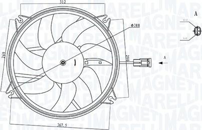 Magneti Marelli 069422720010 - Ventola, Raffreddamento motore www.autoricambi360.it