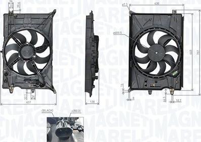 Magneti Marelli 069422777010 - Ventola, Raffreddamento motore www.autoricambi360.it