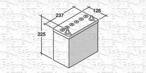 Magneti Marelli 068045030060 - Batteria avviamento www.autoricambi360.it