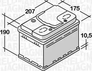 Magneti Marelli 068050045010 - Batteria avviamento www.autoricambi360.it
