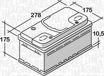 Magneti Marelli 068065054030 - Batteria avviamento www.autoricambi360.it