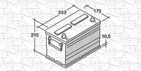 Magneti Marelli 068100072020 - Batteria avviamento www.autoricambi360.it
