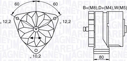 Magneti Marelli 063534699820 - Alternatore www.autoricambi360.it