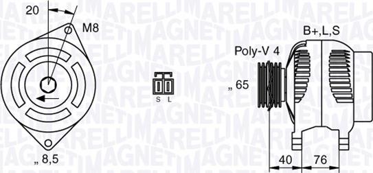 Magneti Marelli 063532623010 - Alternatore www.autoricambi360.it