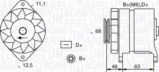 Magneti Marelli 063321021010 - Alternatore www.autoricambi360.it