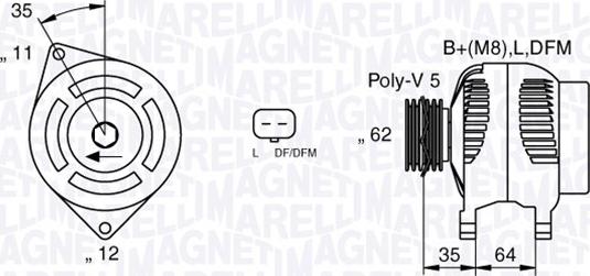 Magneti Marelli 063377015010 - Alternatore www.autoricambi360.it