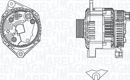 Magneti Marelli 063730638010 - Alternatore www.autoricambi360.it