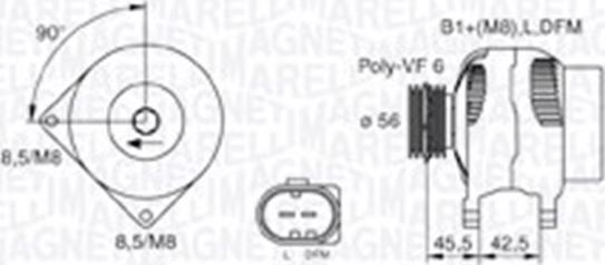 Magneti Marelli 063730001010 - Alternatore www.autoricambi360.it