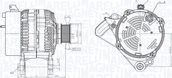 Magneti Marelli 063730733010 - Alternatore www.autoricambi360.it