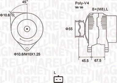 Magneti Marelli 063731963010 - Alternatore www.autoricambi360.it