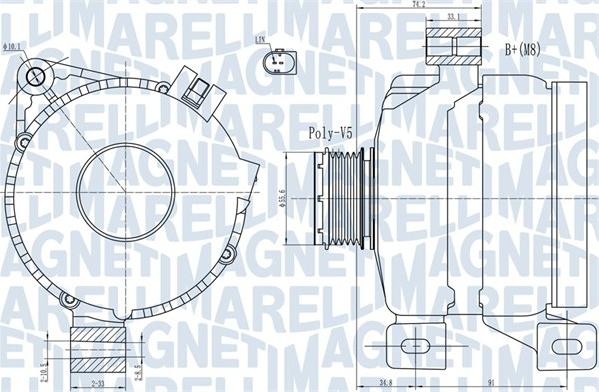Magneti Marelli 063731967010 - Alternatore www.autoricambi360.it