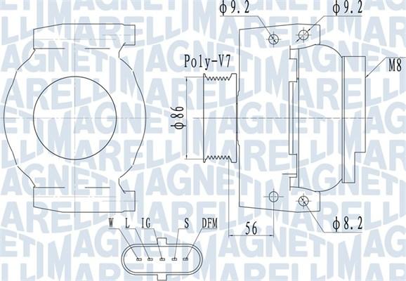 Magneti Marelli 063731917010 - Alternatore www.autoricambi360.it