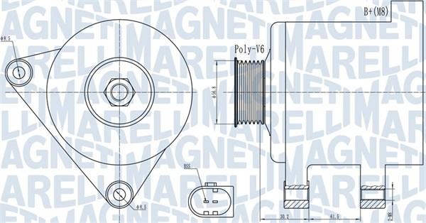 Magneti Marelli 063731937010 - Alternatore www.autoricambi360.it