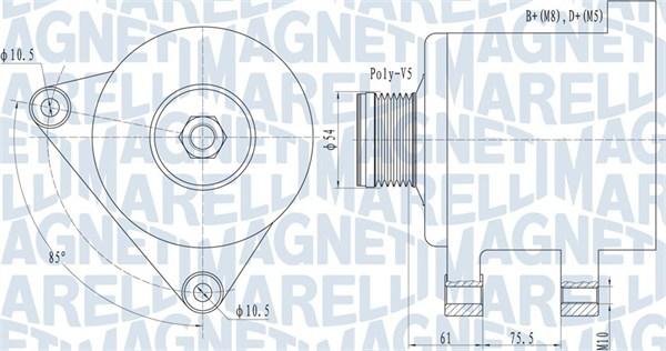 Magneti Marelli 063731559010 - Alternatore www.autoricambi360.it
