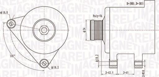 Magneti Marelli 063731553010 - Alternatore www.autoricambi360.it