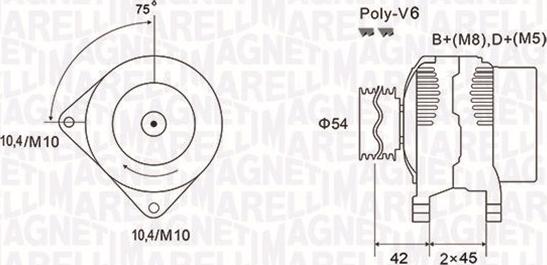 Magneti Marelli 063731564010 - Alternatore www.autoricambi360.it