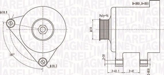 Magneti Marelli 063731509010 - Alternatore www.autoricambi360.it