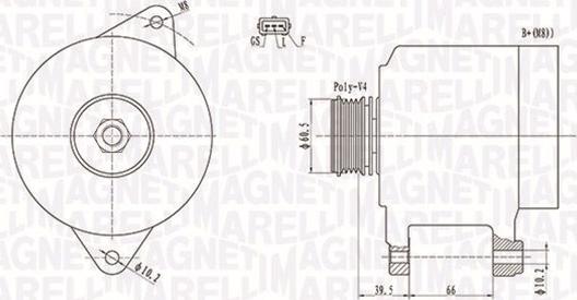 Magneti Marelli 063731522010 - Alternatore www.autoricambi360.it
