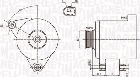 Magneti Marelli 063731664010 - Alternatore www.autoricambi360.it