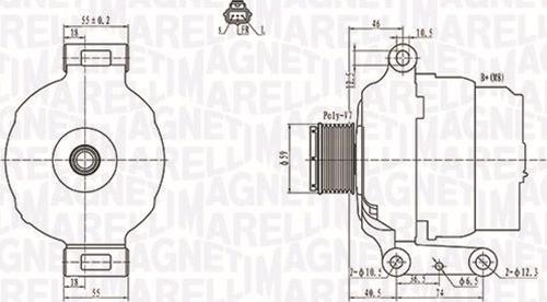 Magneti Marelli 063731639010 - Alternatore www.autoricambi360.it