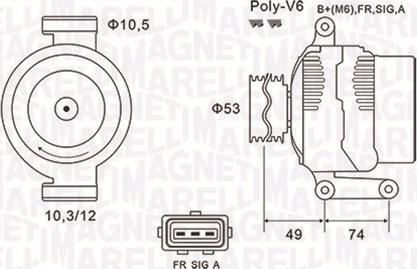 Magneti Marelli 063731638010 - Alternatore www.autoricambi360.it