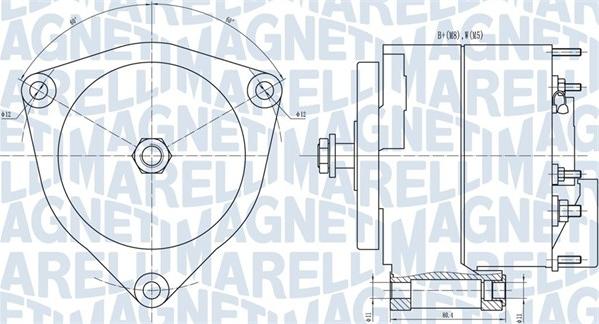 Magneti Marelli 063731035010 - Alternatore www.autoricambi360.it