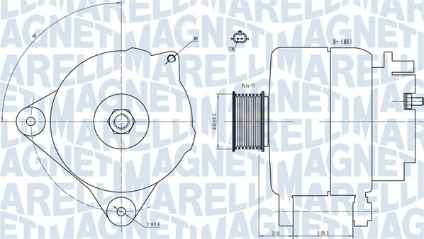 Magneti Marelli 063731866010 - Alternatore www.autoricambi360.it