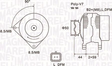 Magneti Marelli 063731827010 - Alternatore www.autoricambi360.it