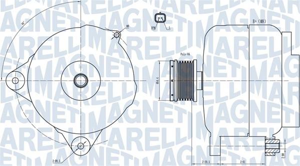 Magneti Marelli 063731876010 - Alternatore www.autoricambi360.it