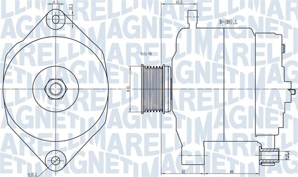 Magneti Marelli 063731343010 - Alternatore www.autoricambi360.it