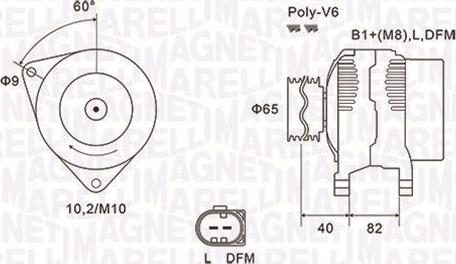 Magneti Marelli 063731746010 - Alternatore www.autoricambi360.it