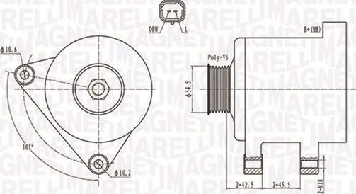 Magneti Marelli 063731761010 - Alternatore www.autoricambi360.it
