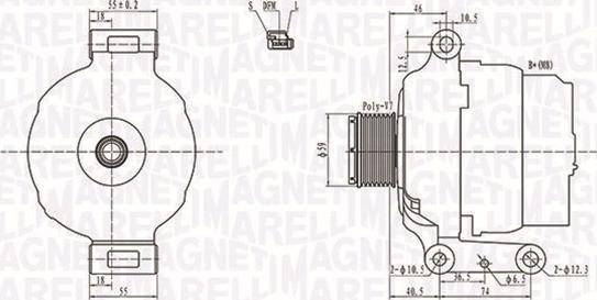 Magneti Marelli 063731779010 - Alternatore www.autoricambi360.it