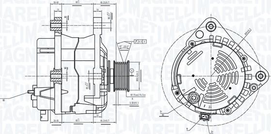 Magneti Marelli 063733837010 - Alternatore www.autoricambi360.it